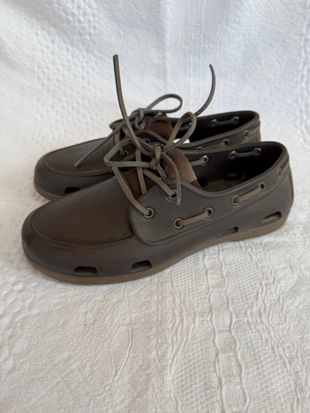 Crocs Brown Boat Shoe Men’s Size 7 206338